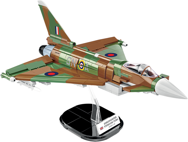 Bild von Eurofighter Typhoon FGR4 RAF Kampfflugzeug Bausatz Armed Forces Cobi 5843